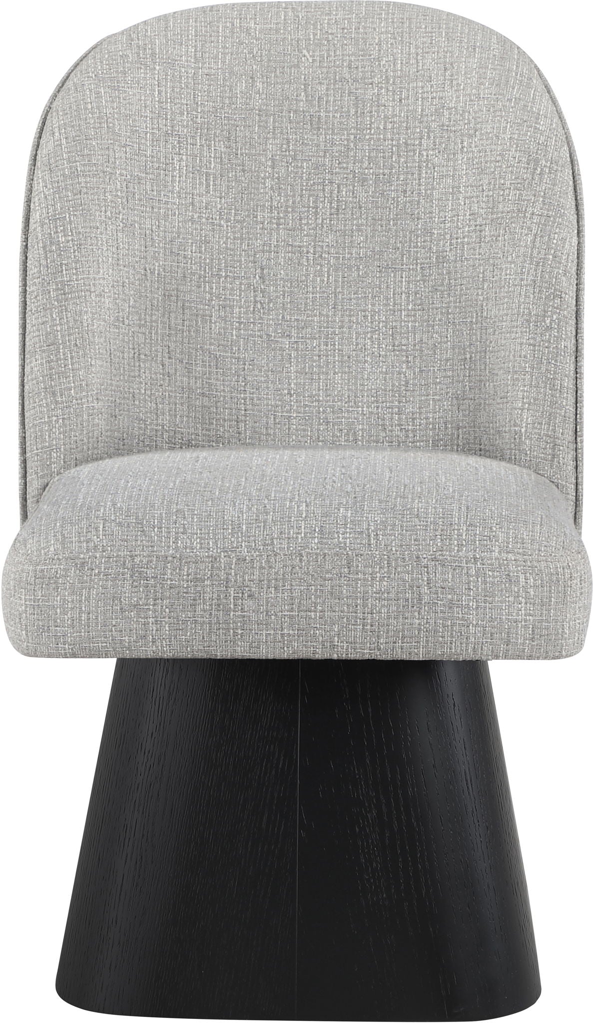 Marlowe Swivel Dining Side Chair with Black Base