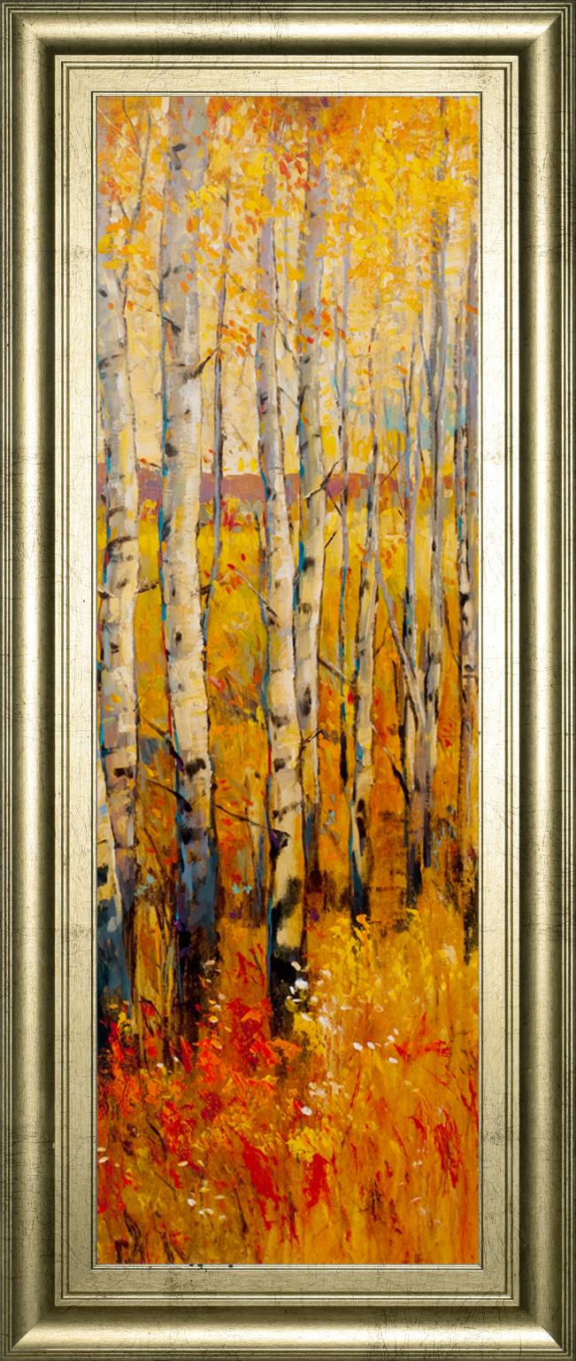 Vivid Birch Forest Ii By Tim Otoole 18X42 Framed Print