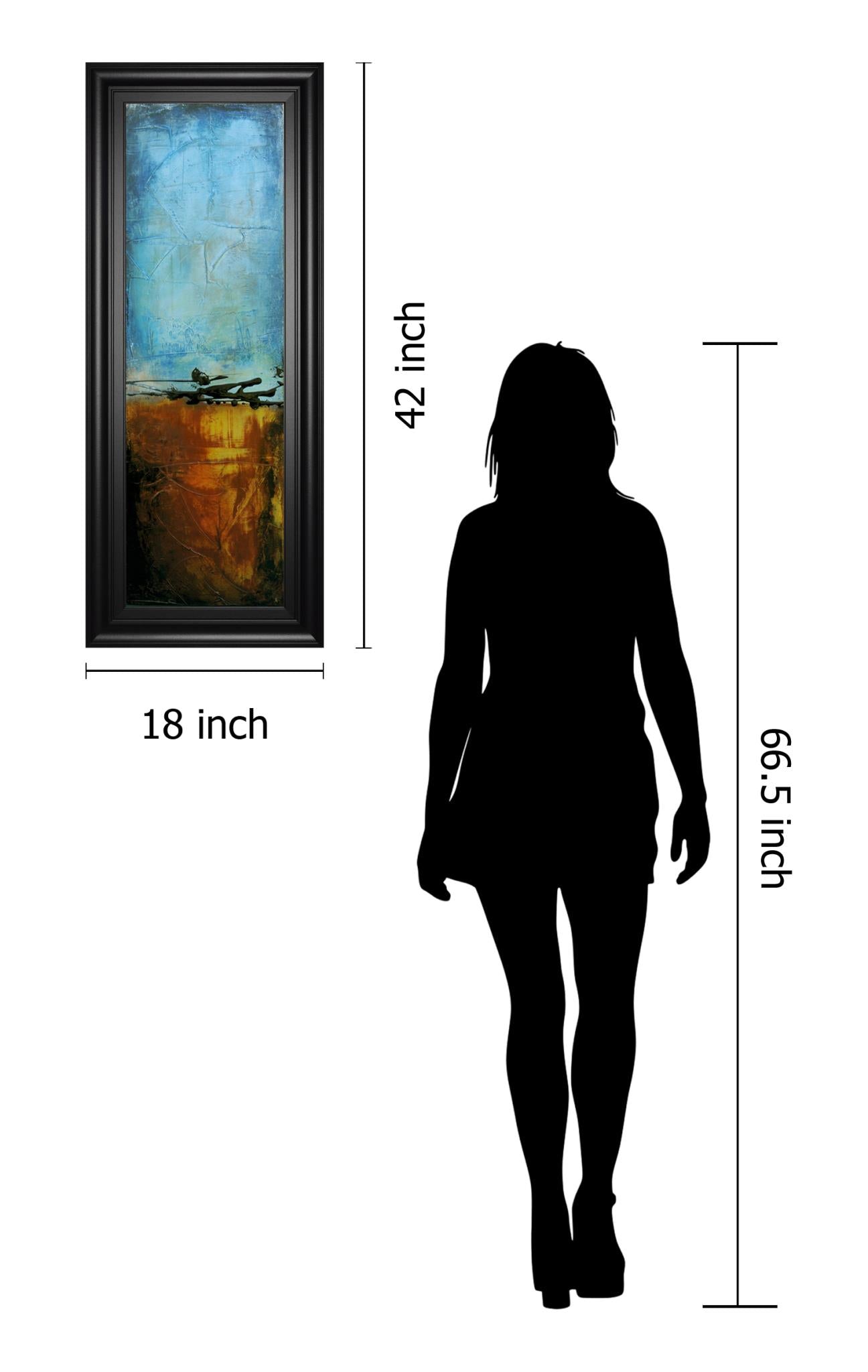 West Side Affair Ii By Erin Ashley 18X42 Framed Print