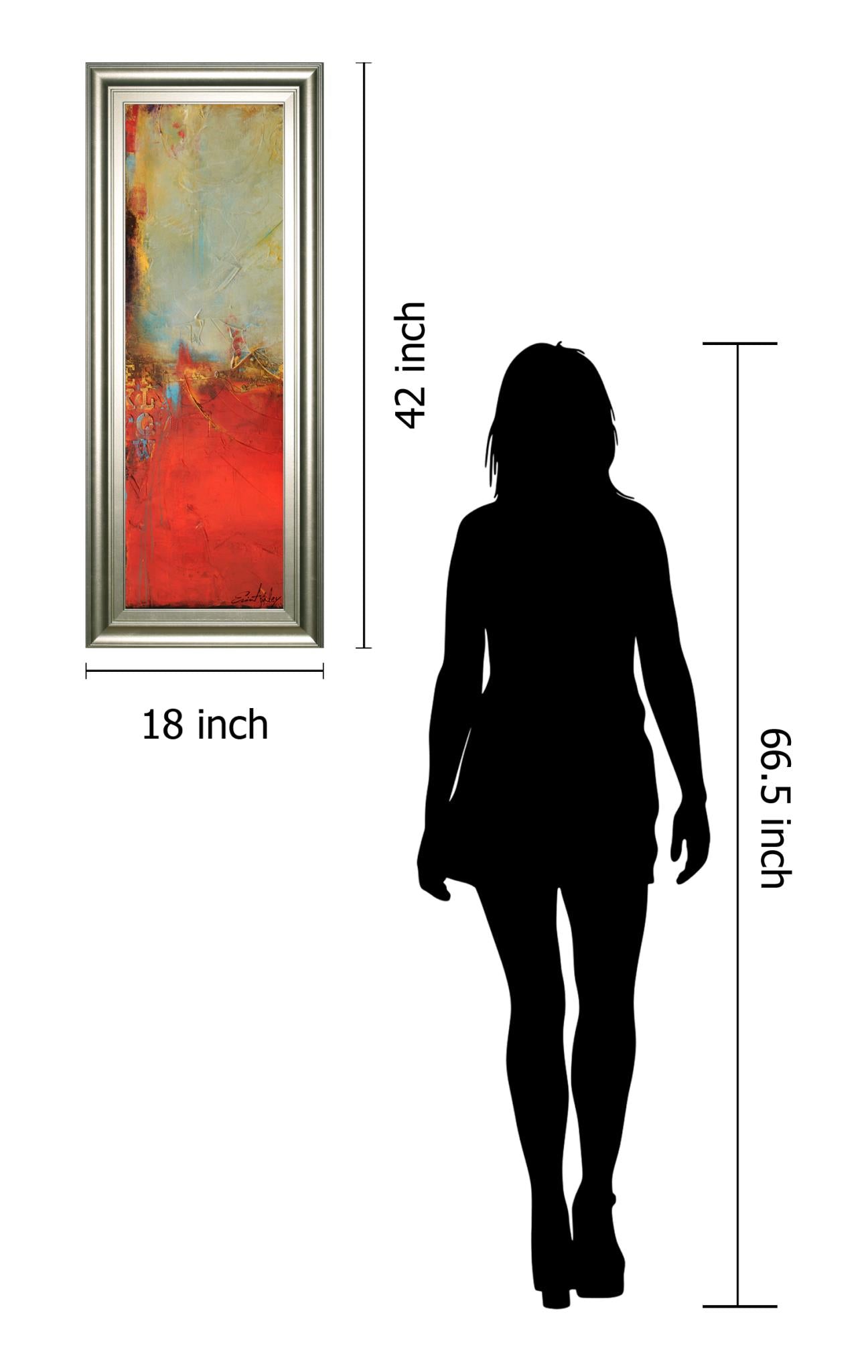 Chicago St. Rush I By Erin Ashley 18X42 Framed Print