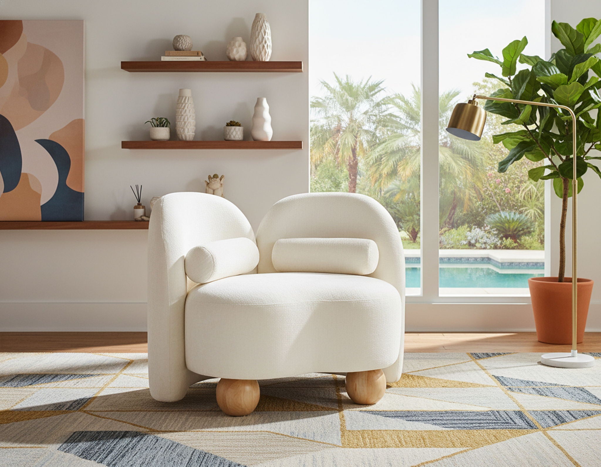 Daphne - Chenille Chair