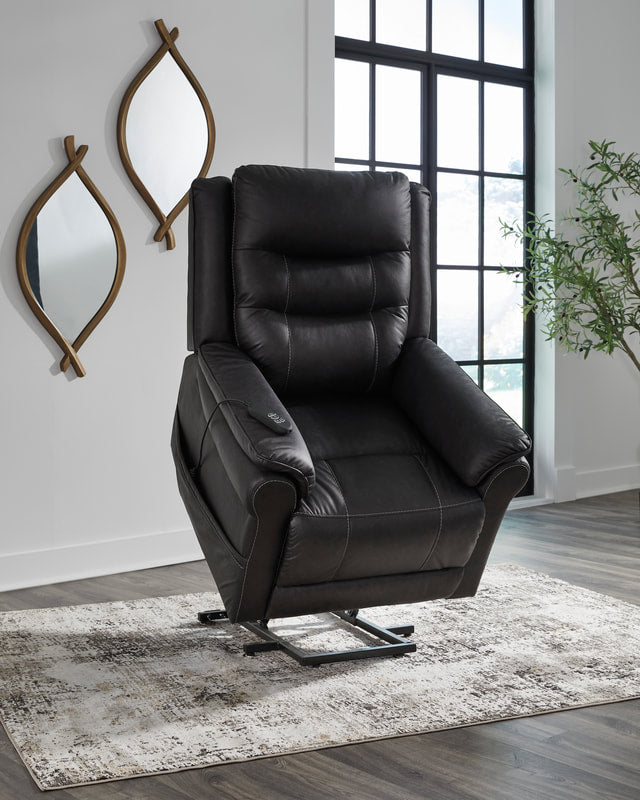 Ashley 1800512 Power Lift Recliner — Heat & Massage