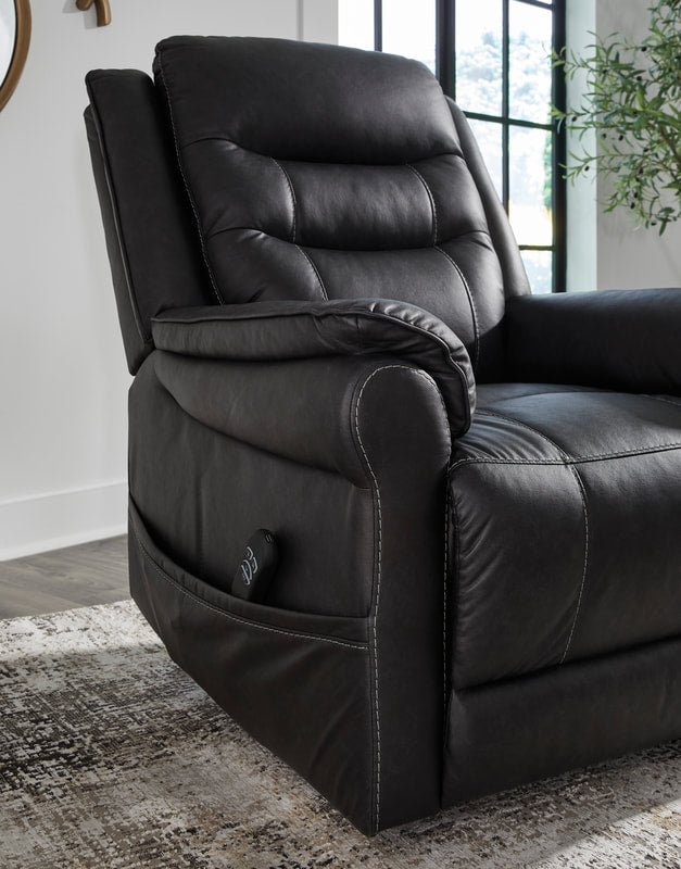 Ashley 1800512 Power Lift Recliner — Heat & Massage