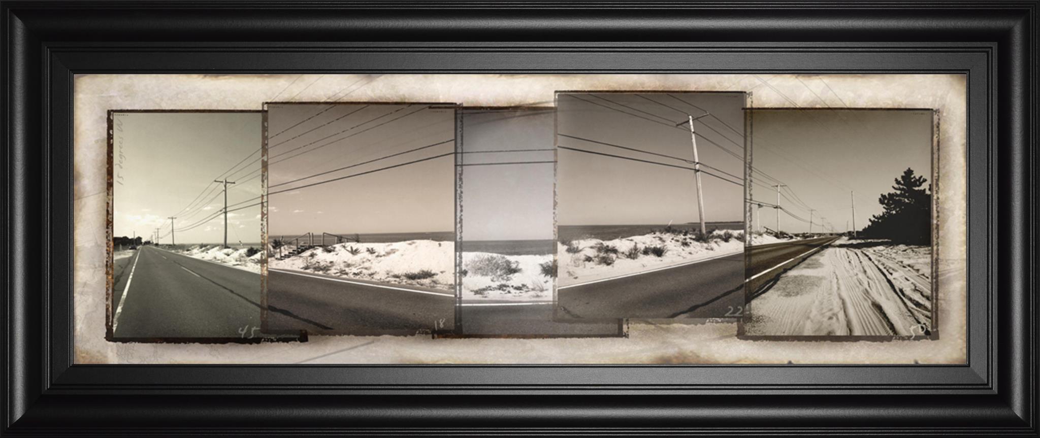 The Old Coast Road By Noah Bay 18X42 Framed Print