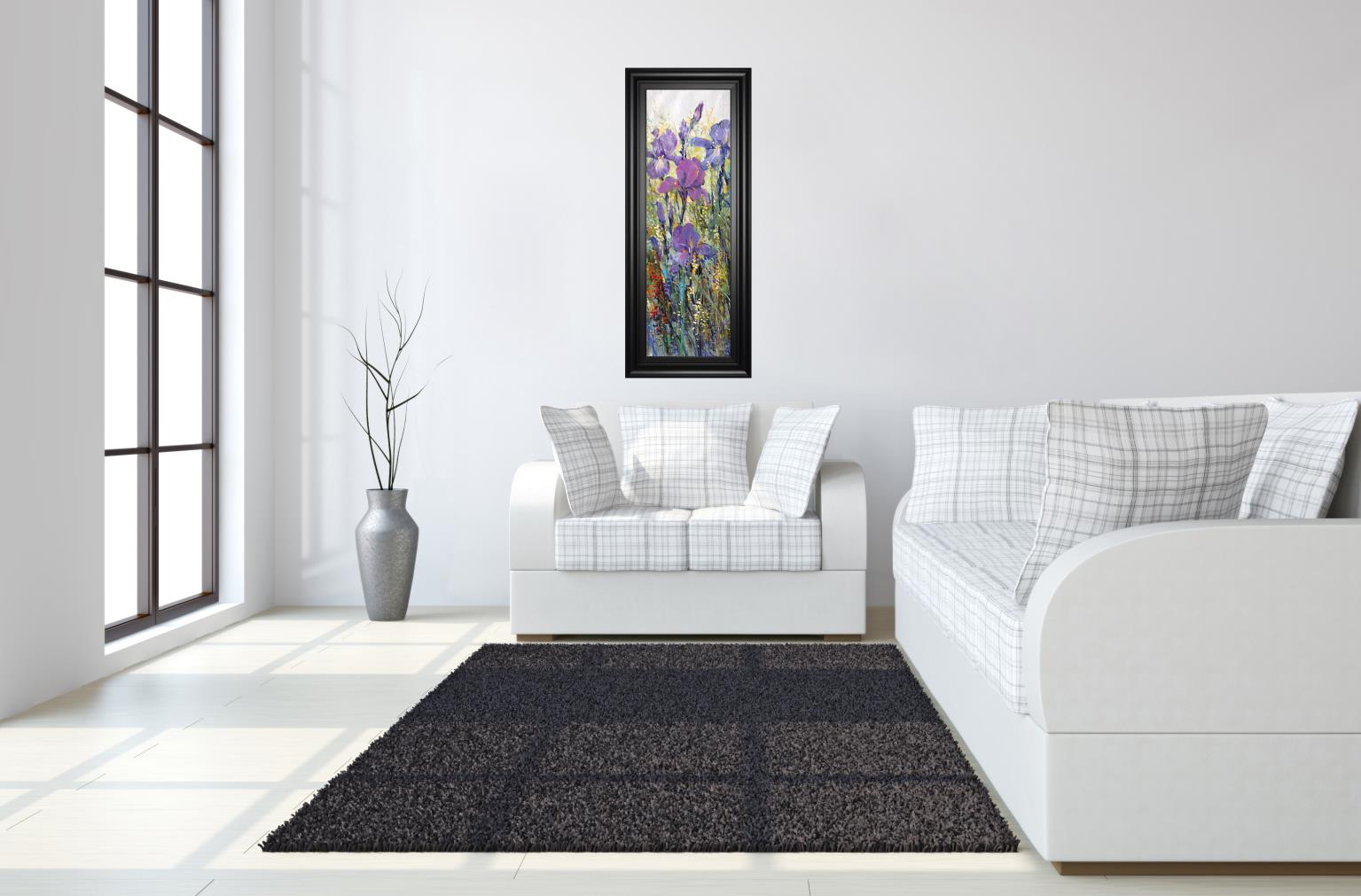 Iris Field I By Tim Otoole 18X42 Framed Print