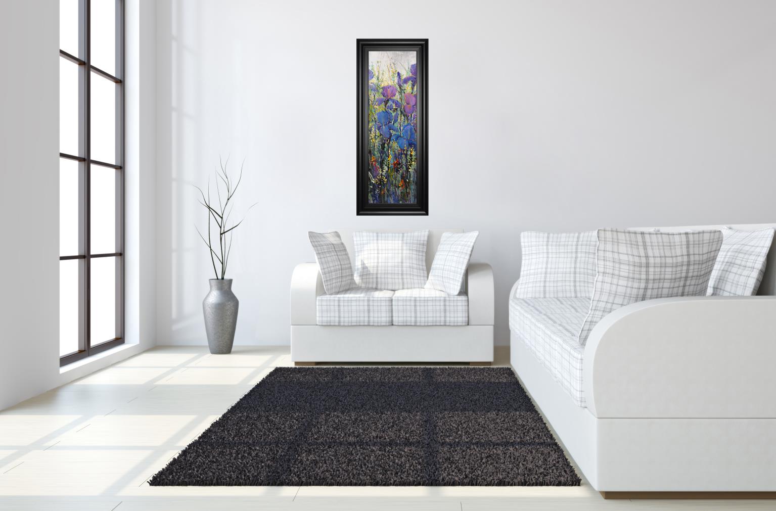 Iris Field Ii By Tim Otoole 18X42 Framed Print