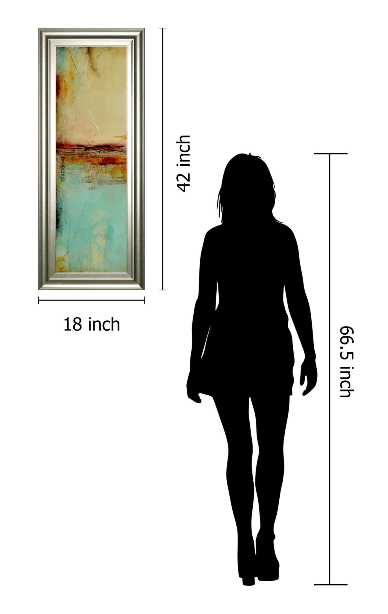 Eastside Story I By Erin Ashley 18X42 Framed Print