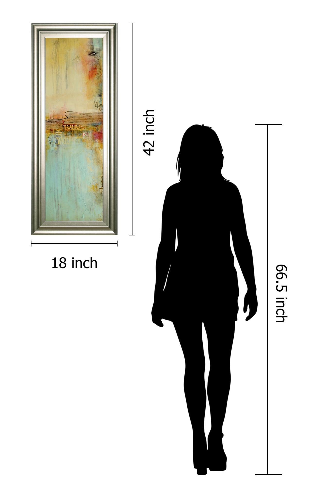 Eastside Story Ii By Erin Ashley 18X42 Framed Print