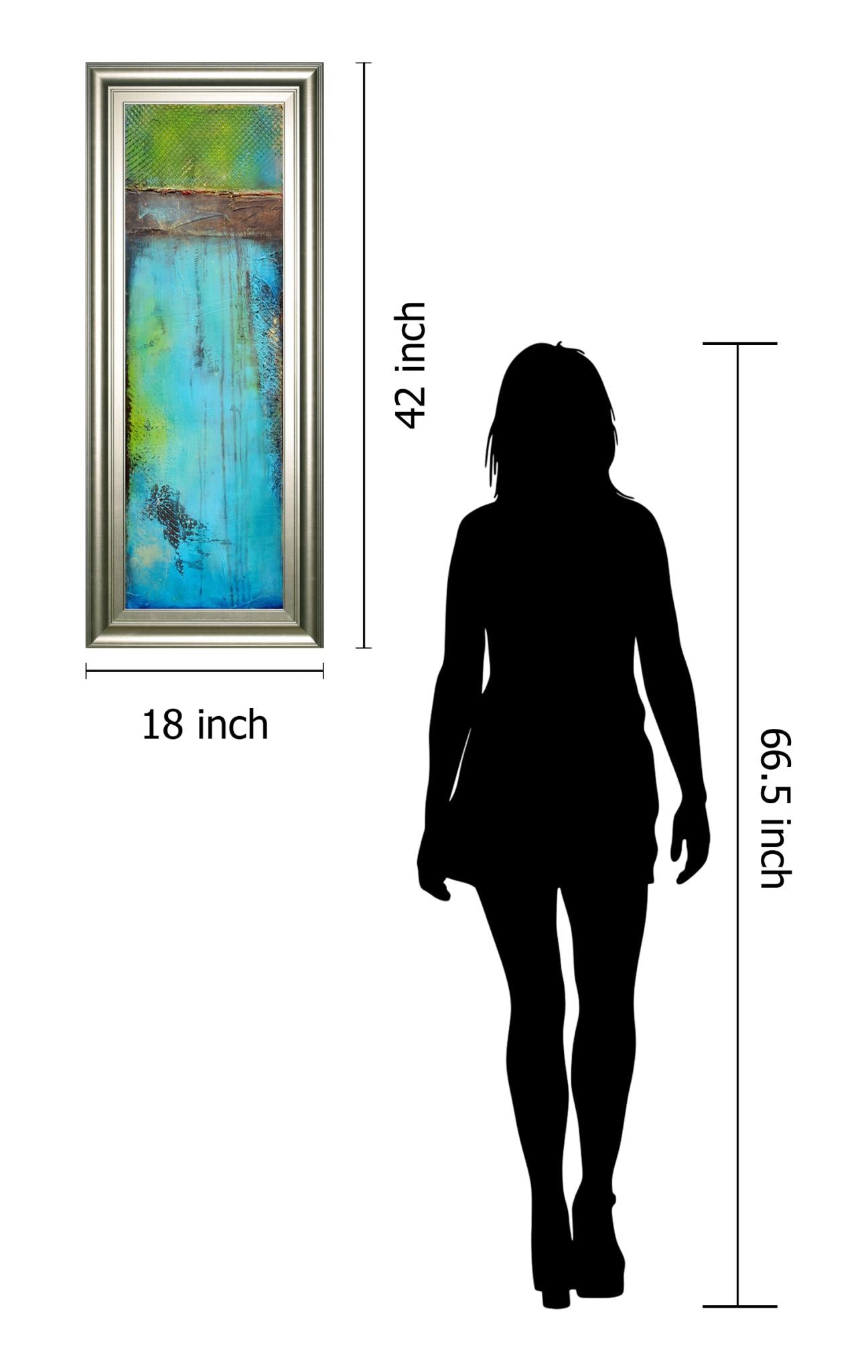 Fisher Island Ii By Erin Ashley 18X42 Framed Print