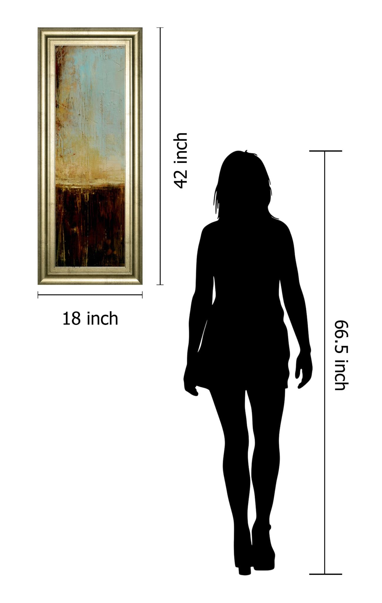 Flying Without Wings I By Erin Ashley 18X42 Framed Print