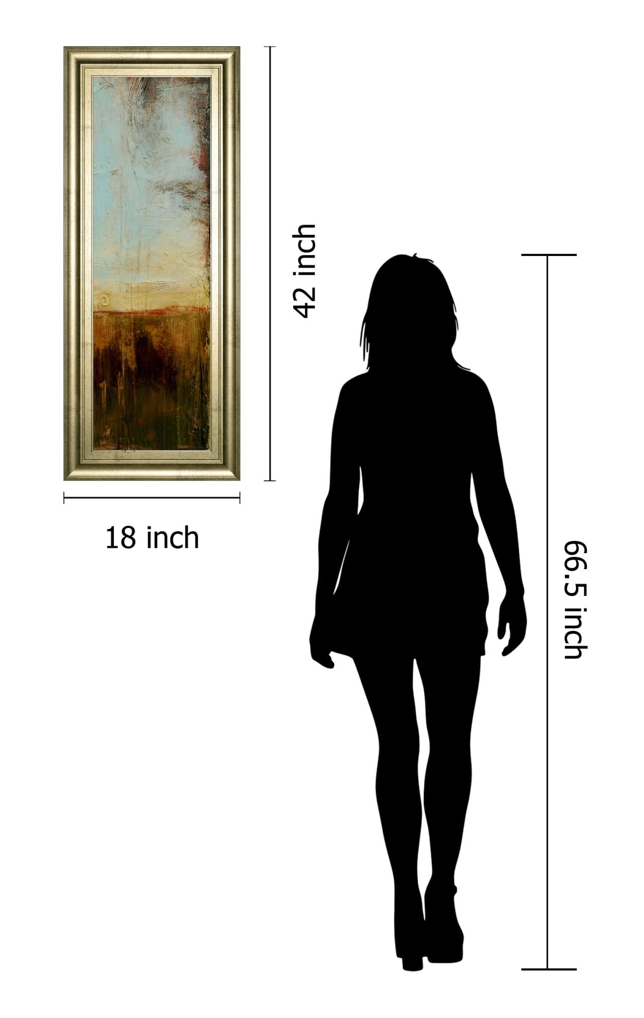 Flying Without Wings Iii By Erin Ashley 18X42 Framed Print