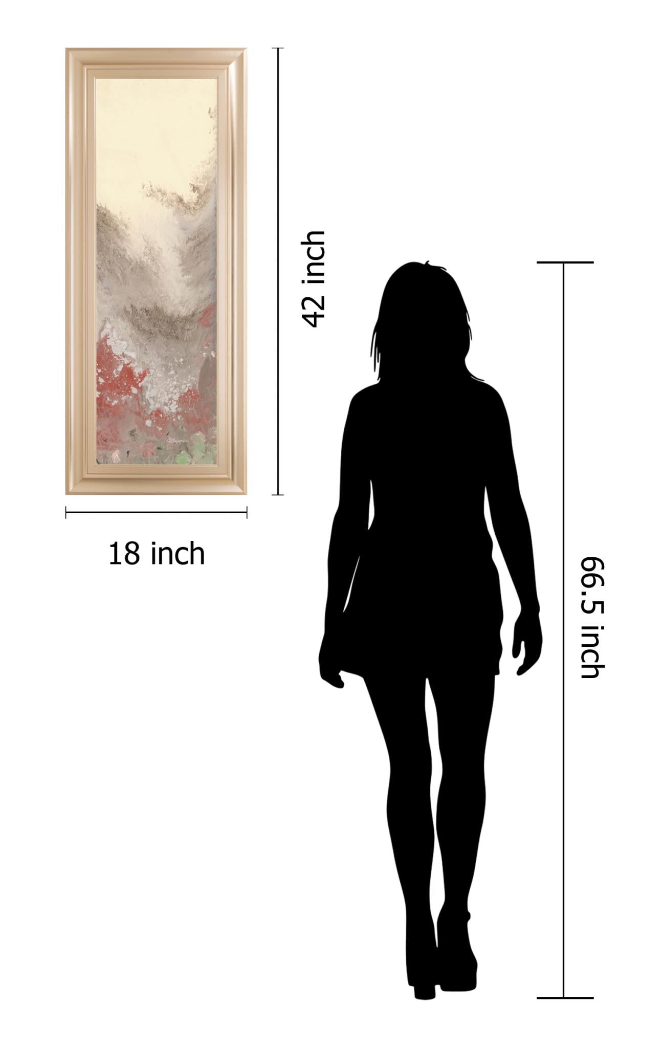 Sang Froid Ii By Dlynn Roll 18X42 Framed Print