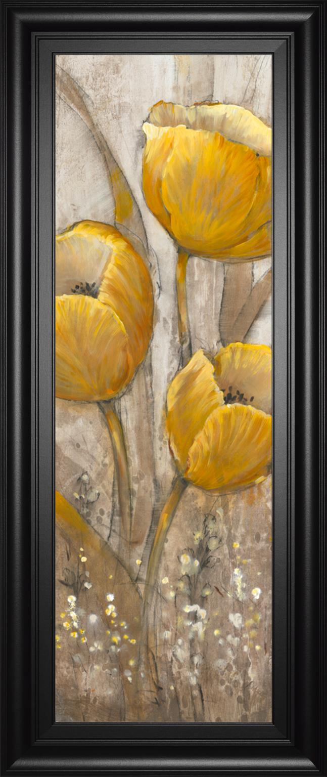 Ochre Tulips Ii By Tim Otoole 18X42 Framed Print