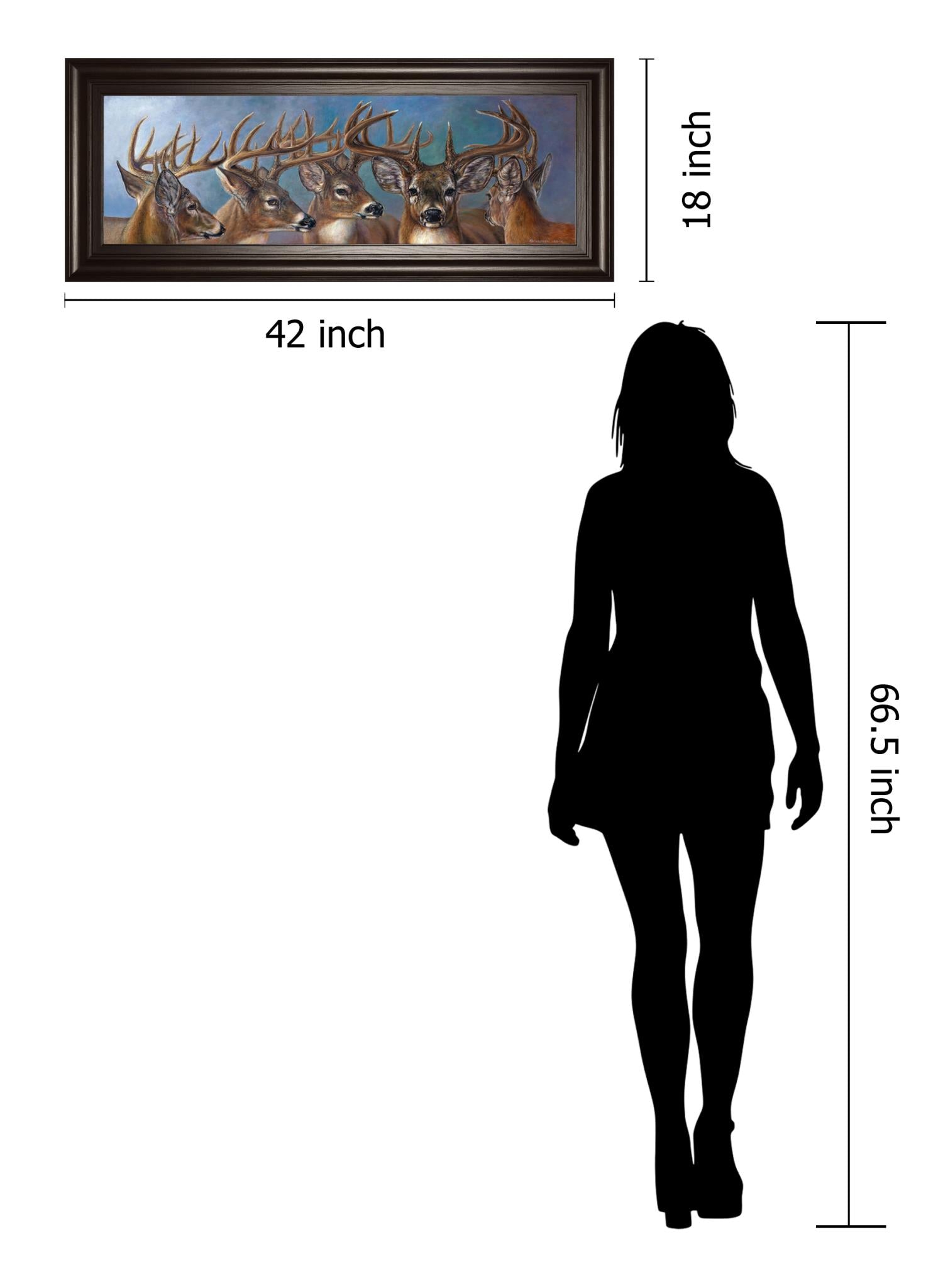 Five Bucks By Carolyn Mock 18X42 Framed Print