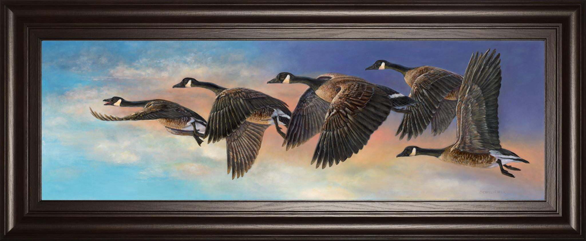 Ascent By Carolyn Mock 18X42 Framed Print