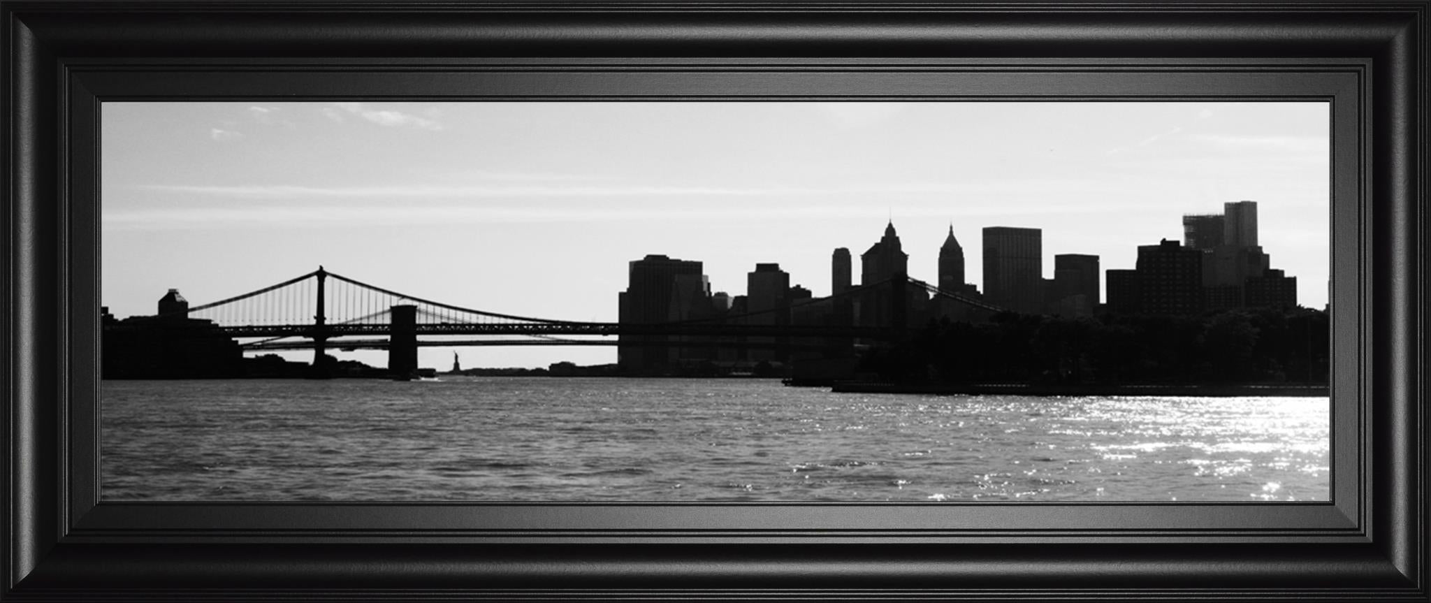 Ny Scenes I By Jeff Pica 18X42 Framed Print