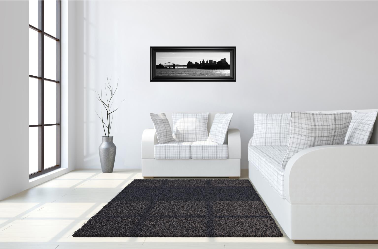 Ny Scenes I By Jeff Pica 18X42 Framed Print