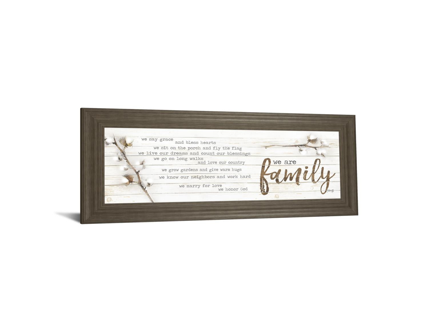 We Are Family By Marla Rae 18X42 Framed Print