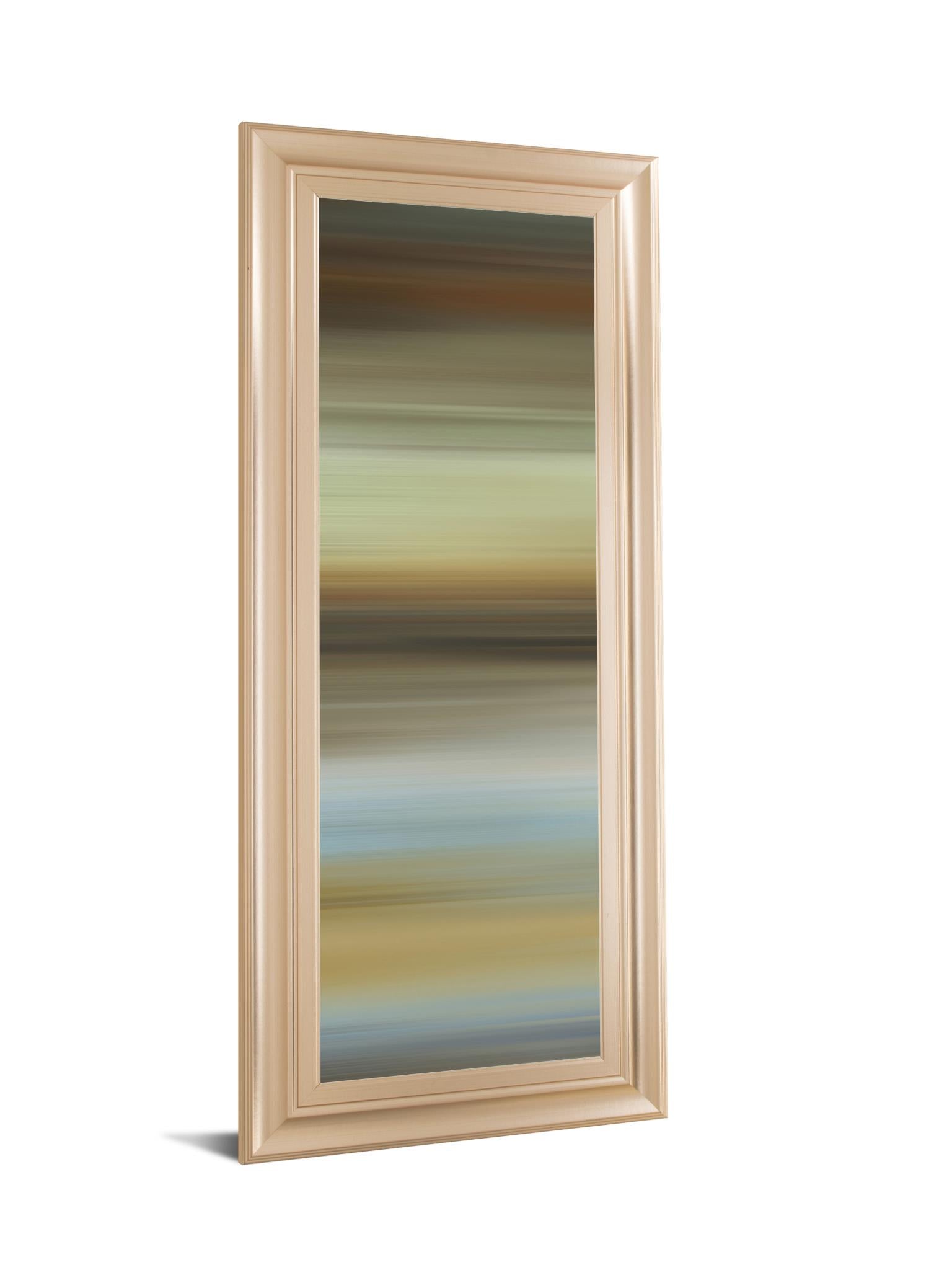 Abstract Horizon I By James Mcmaster 18X42 Framed Print