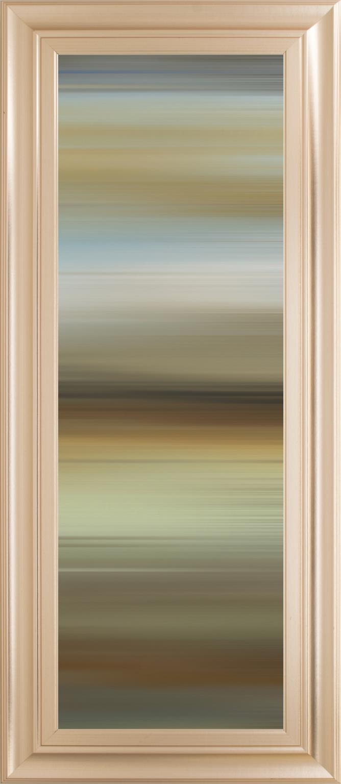 Abstract Horizon Ii By James Mcmaster 18X42 Framed Print