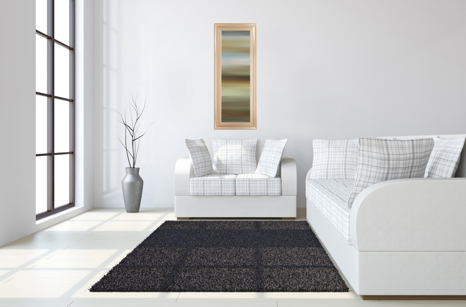 Abstract Horizon Ii By James Mcmaster 18X42 Framed Print