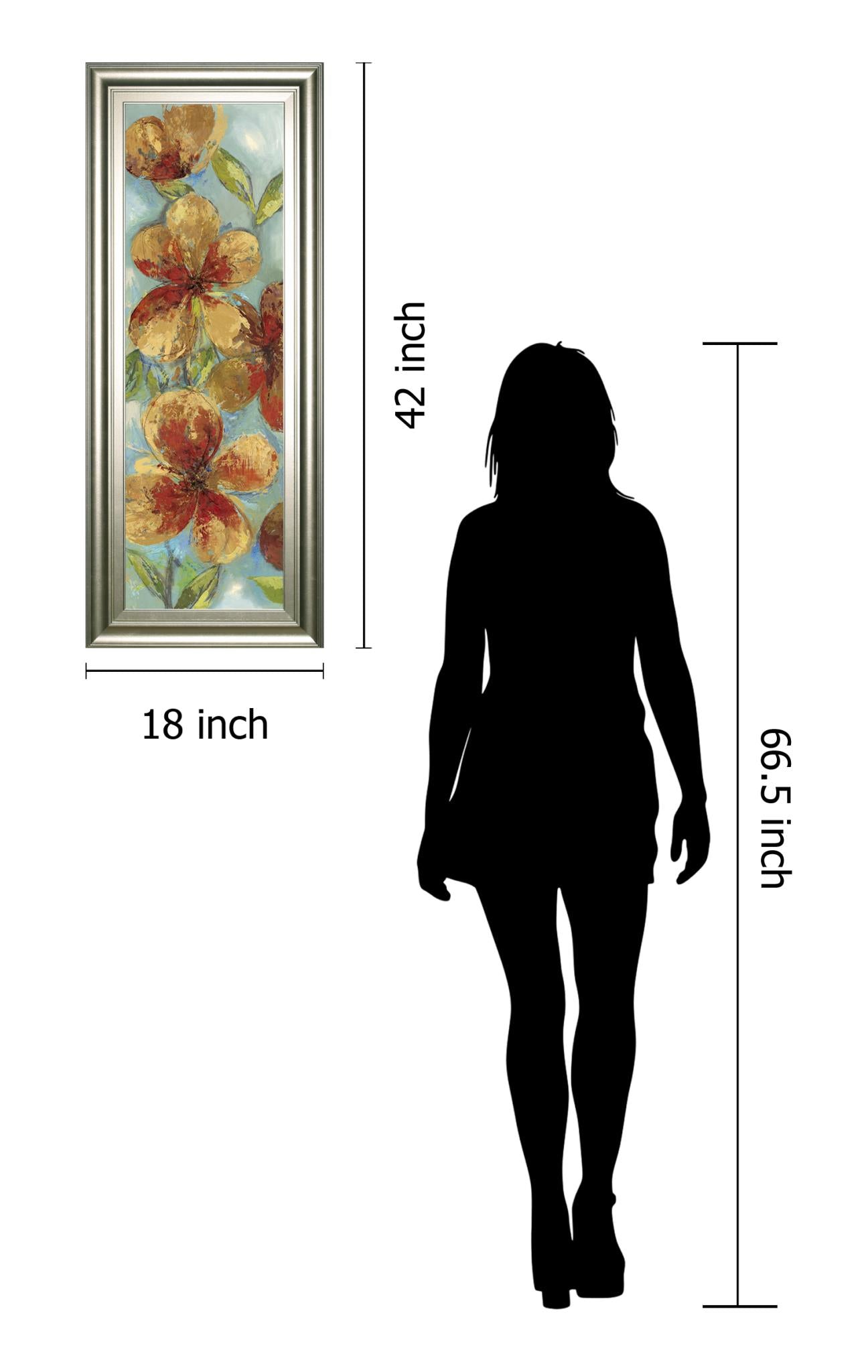 Bliss I By Asia Jensen 18X42 Framed Print