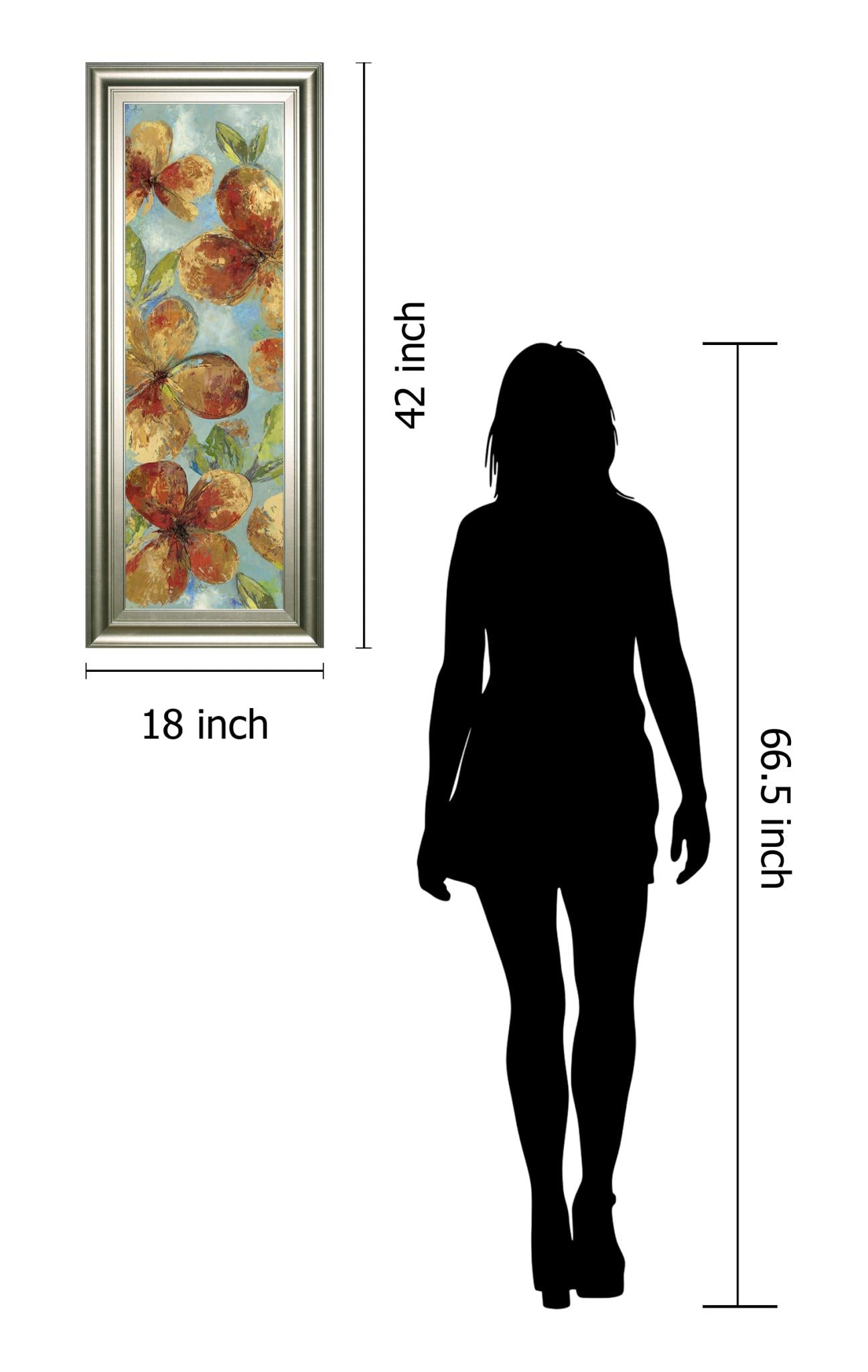 Bliss Ii By Asia Jensen 18X42 Framed Print