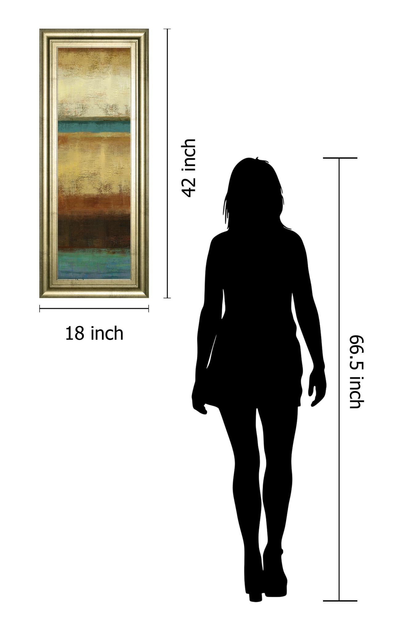 Earth  By Allison Pearce 18X42 Framed Print