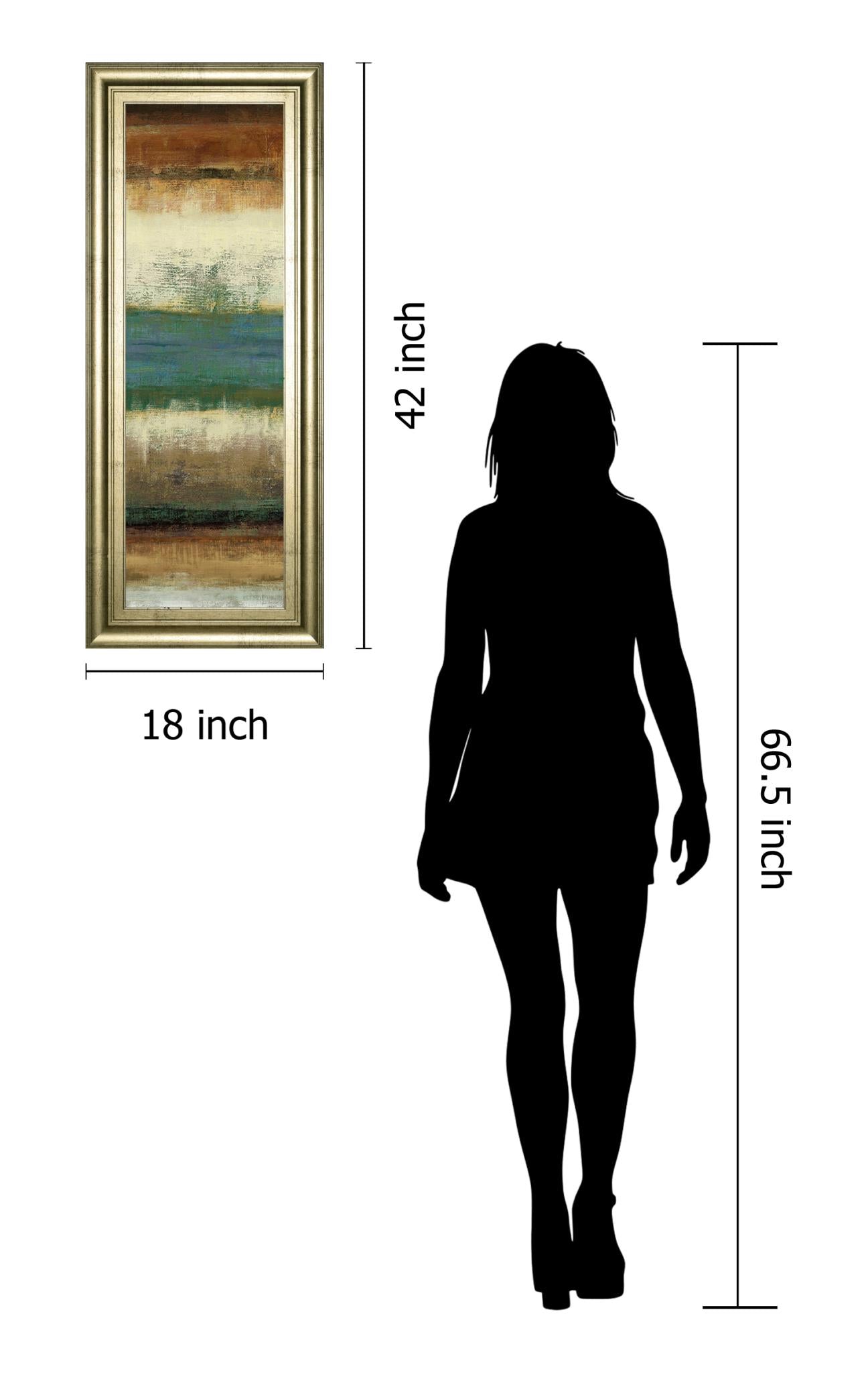 Sky By Allison Pearce 18X42 Framed Print