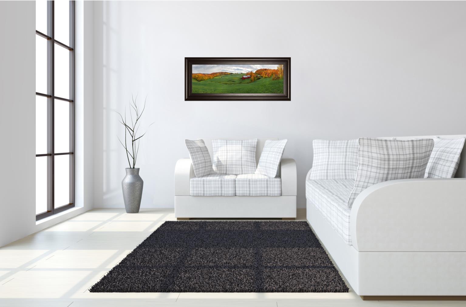 Jenne Farm By Shelley Lake 18X42 Framed Print