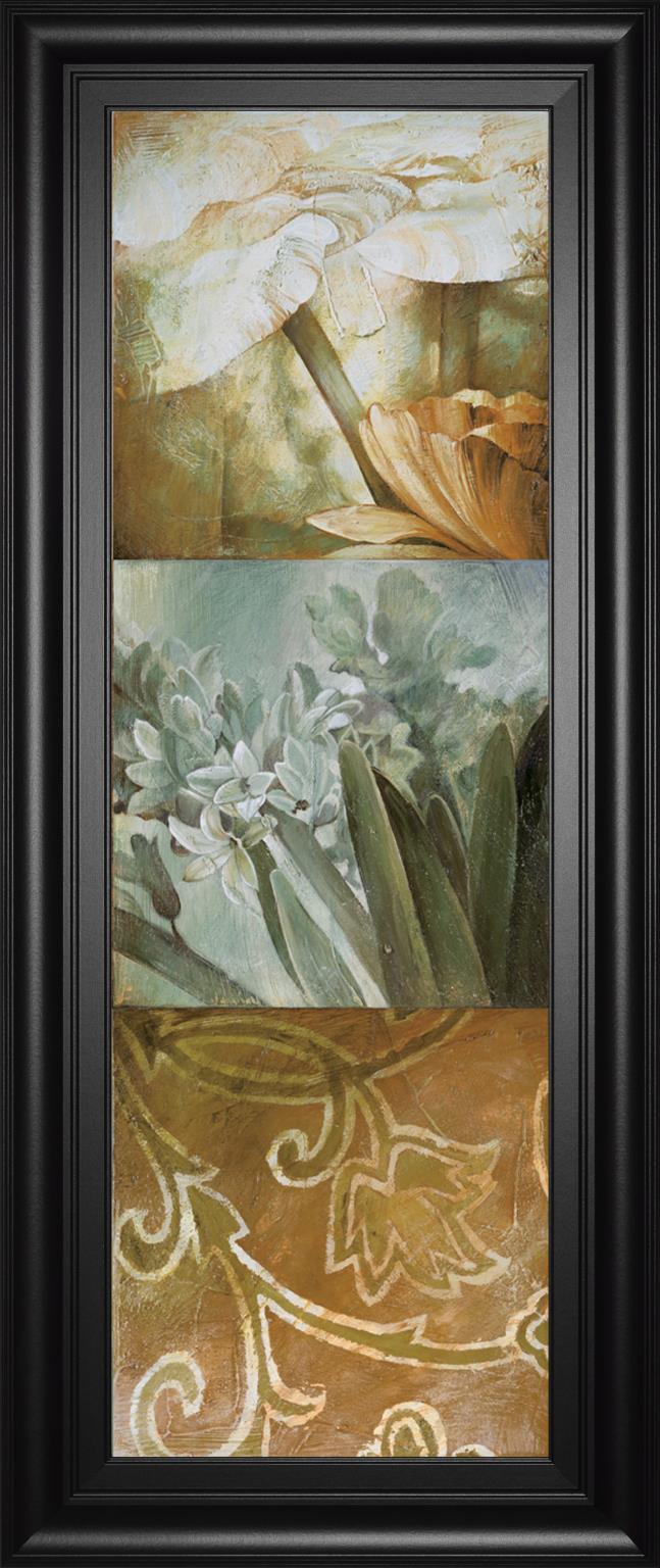 Square Choices By Thompson, L. 18X42 Framed Print
