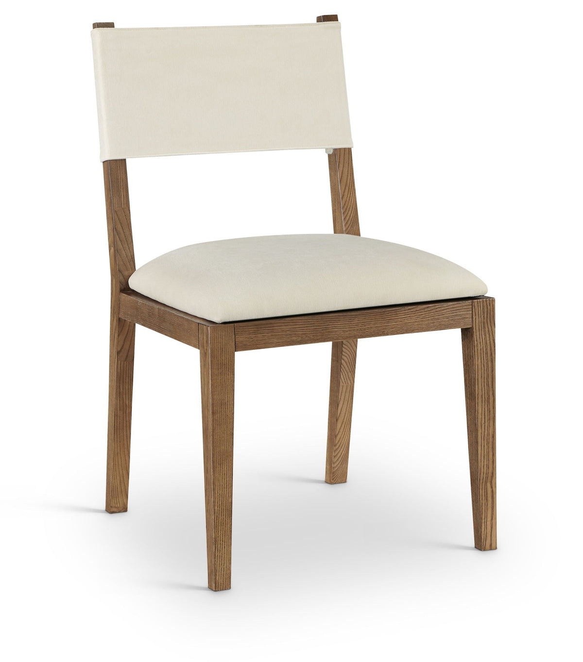 Avon - Linen Textured Performance Fabric Upholstered Dining Side Chair (Set of 2) - Cream
