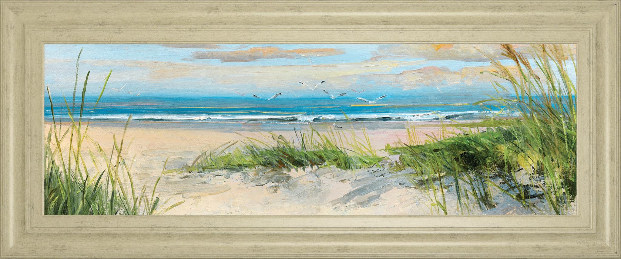 Catching The Wind Ii By Sally Swatland 18X42 Framed Print