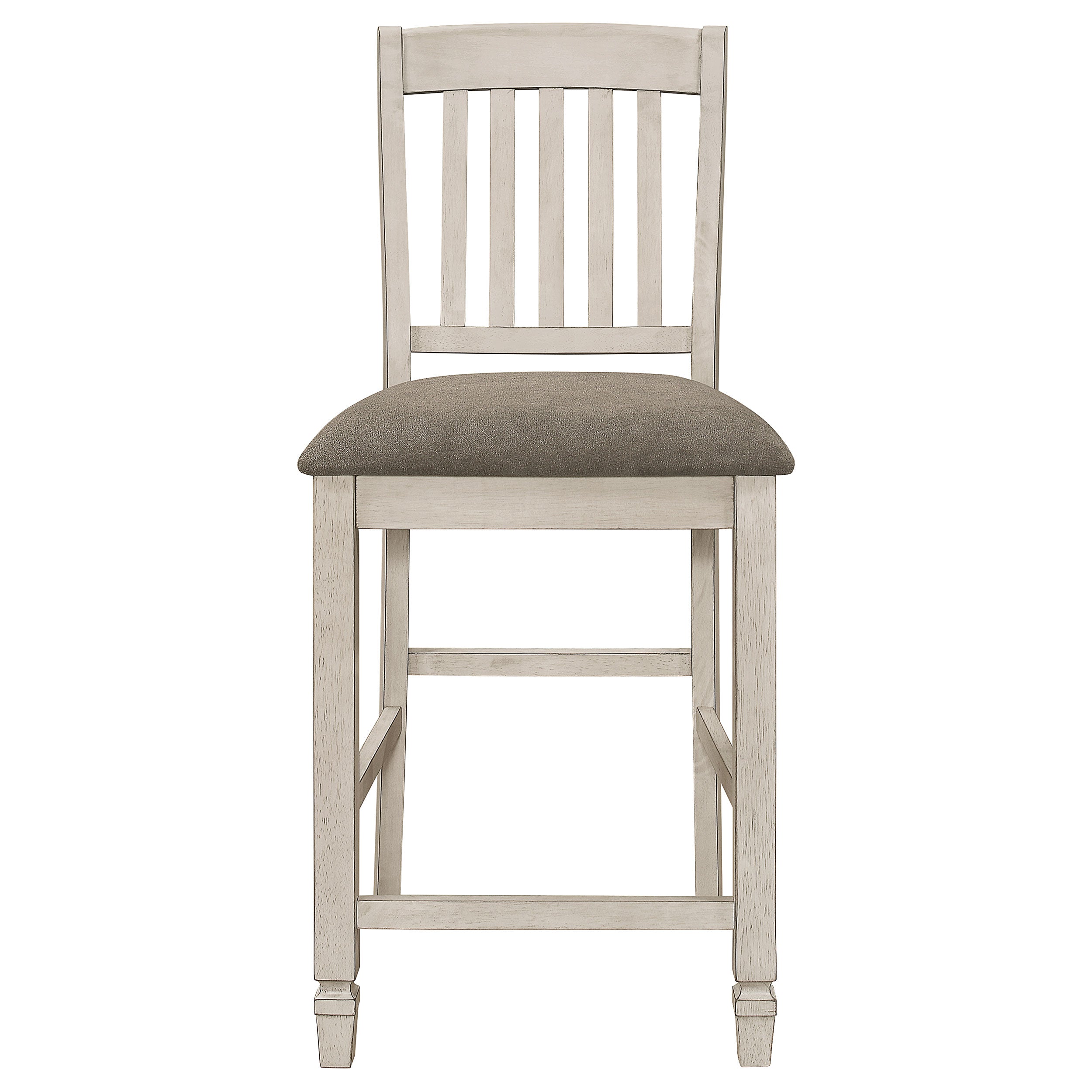 Sarasota  Counter Height Dining Set with Drop Leaf Nutmeg and Rustic Cream