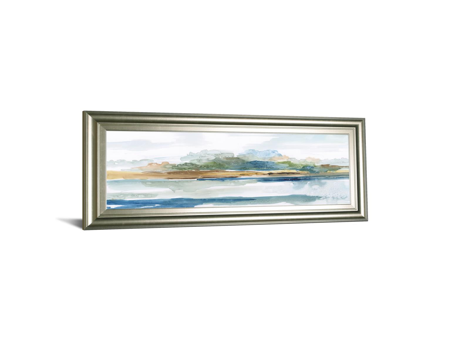 Blue Solace By Nan 18X42 Framed Print