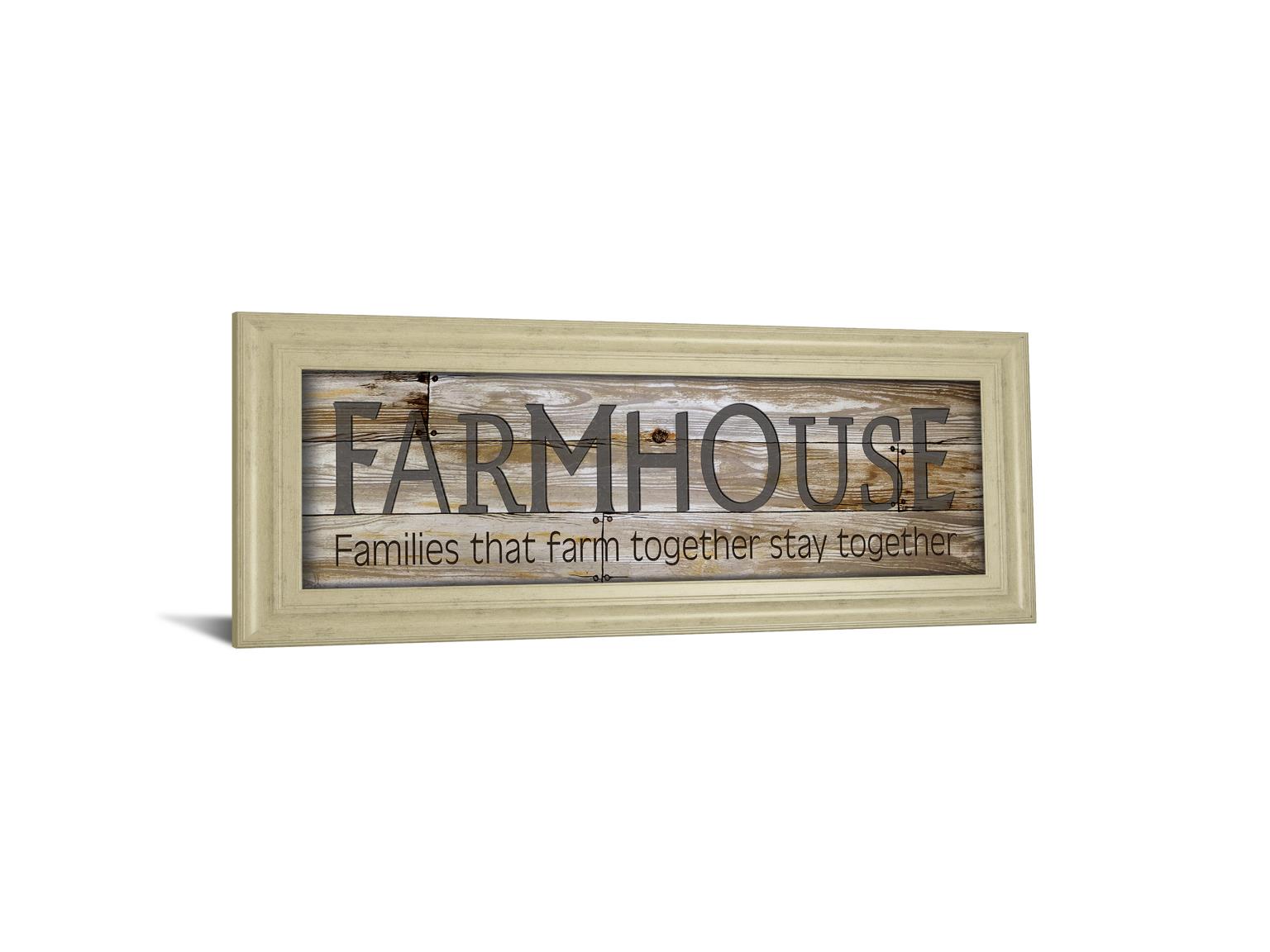 Farmhouse By Cindy Jacobs 18X42 Framed Print
