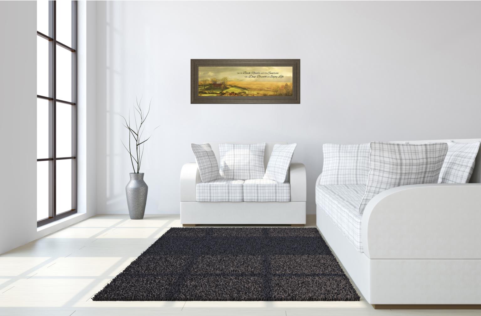 Enjoy Life By Lori Deiter 18X42 Framed Print