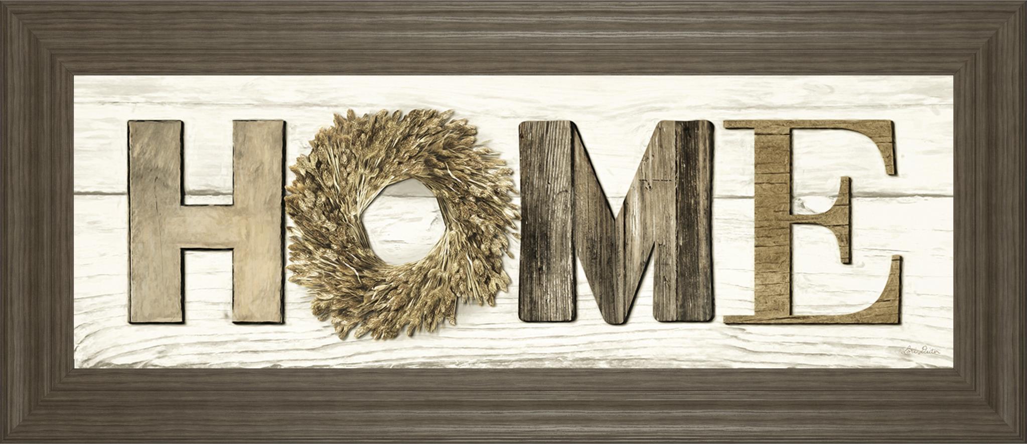 Home By Lori Deiter 18X42 Framed Print