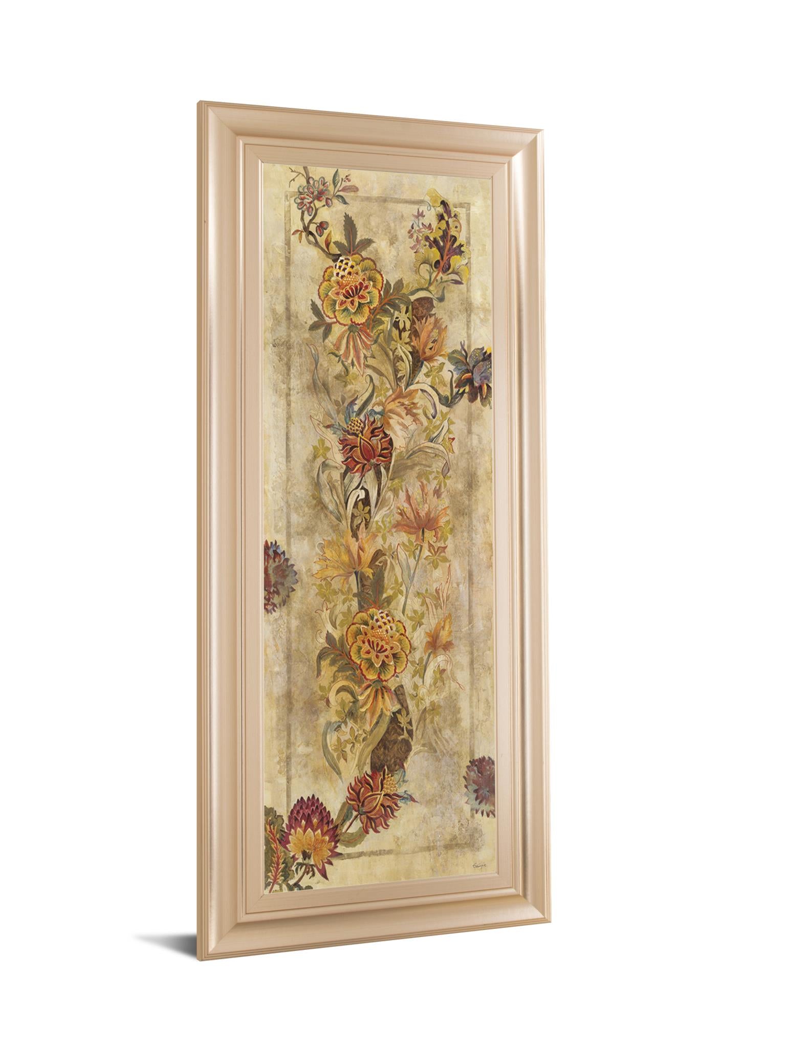 Fleur Delicate Ii By Georgie 18X42 Framed Print