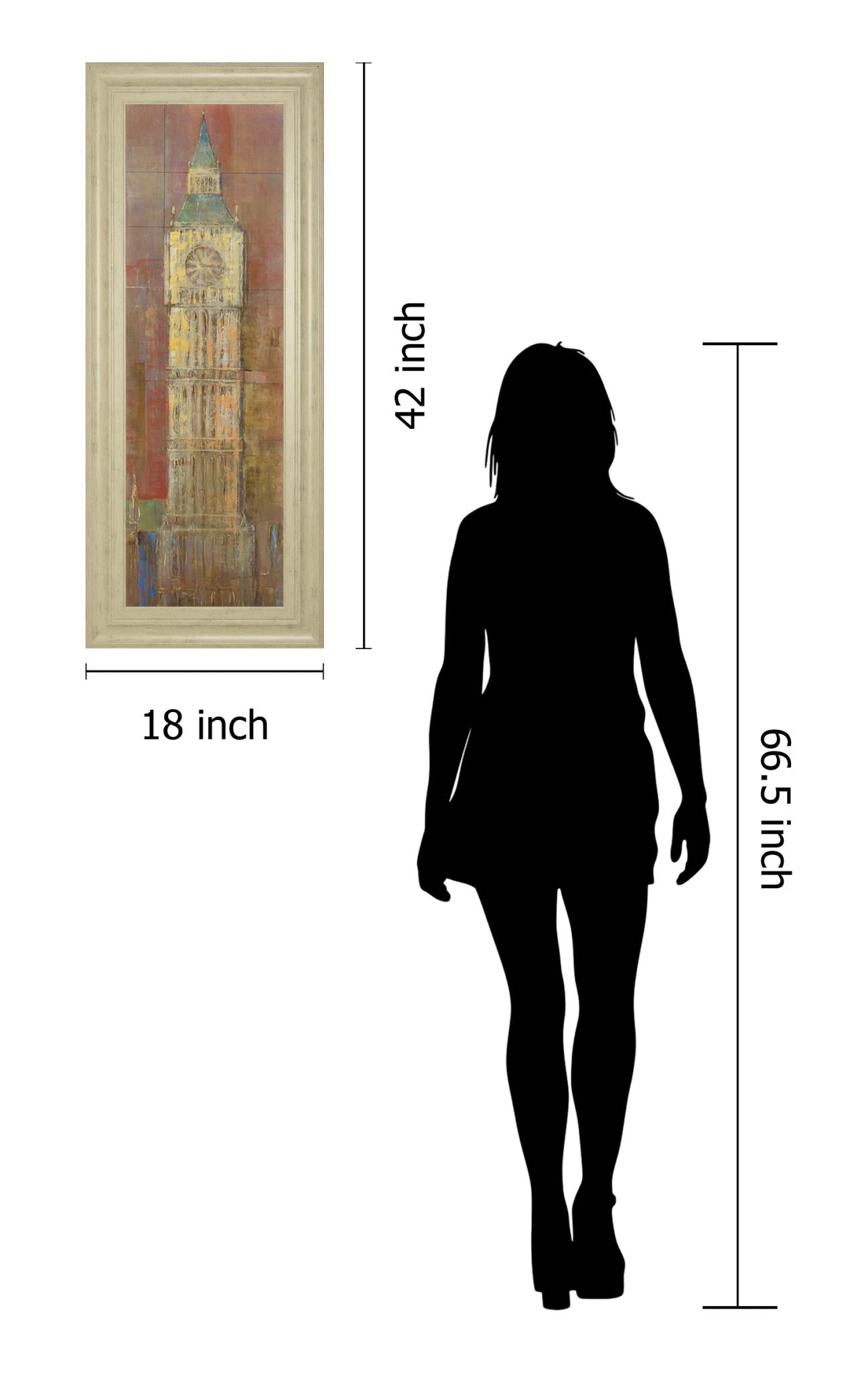 Big Ben By Longo 18X42 Framed Print