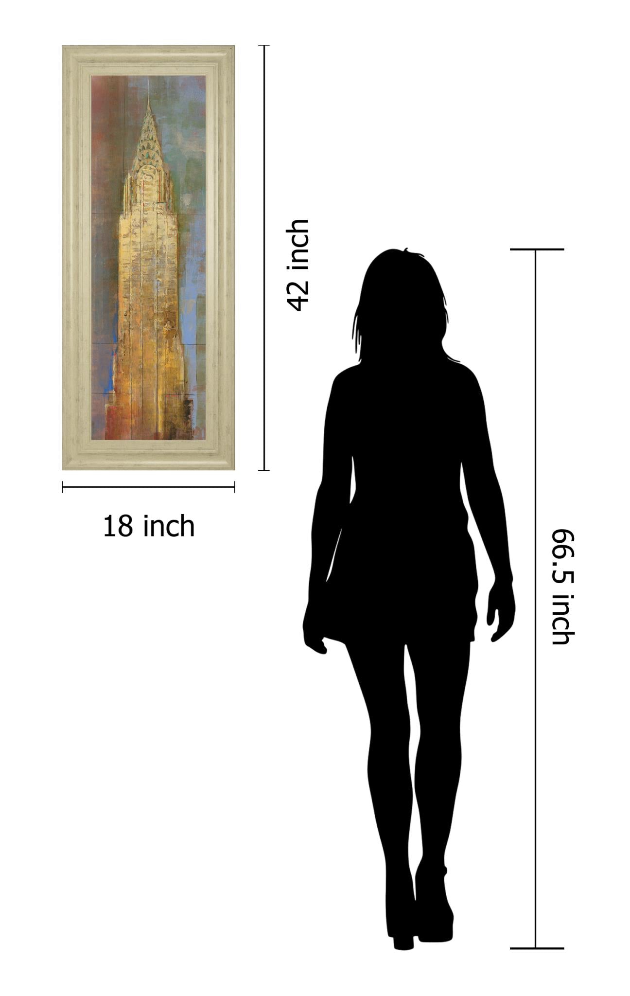 Chrysler By Longo 18X42 Framed Print