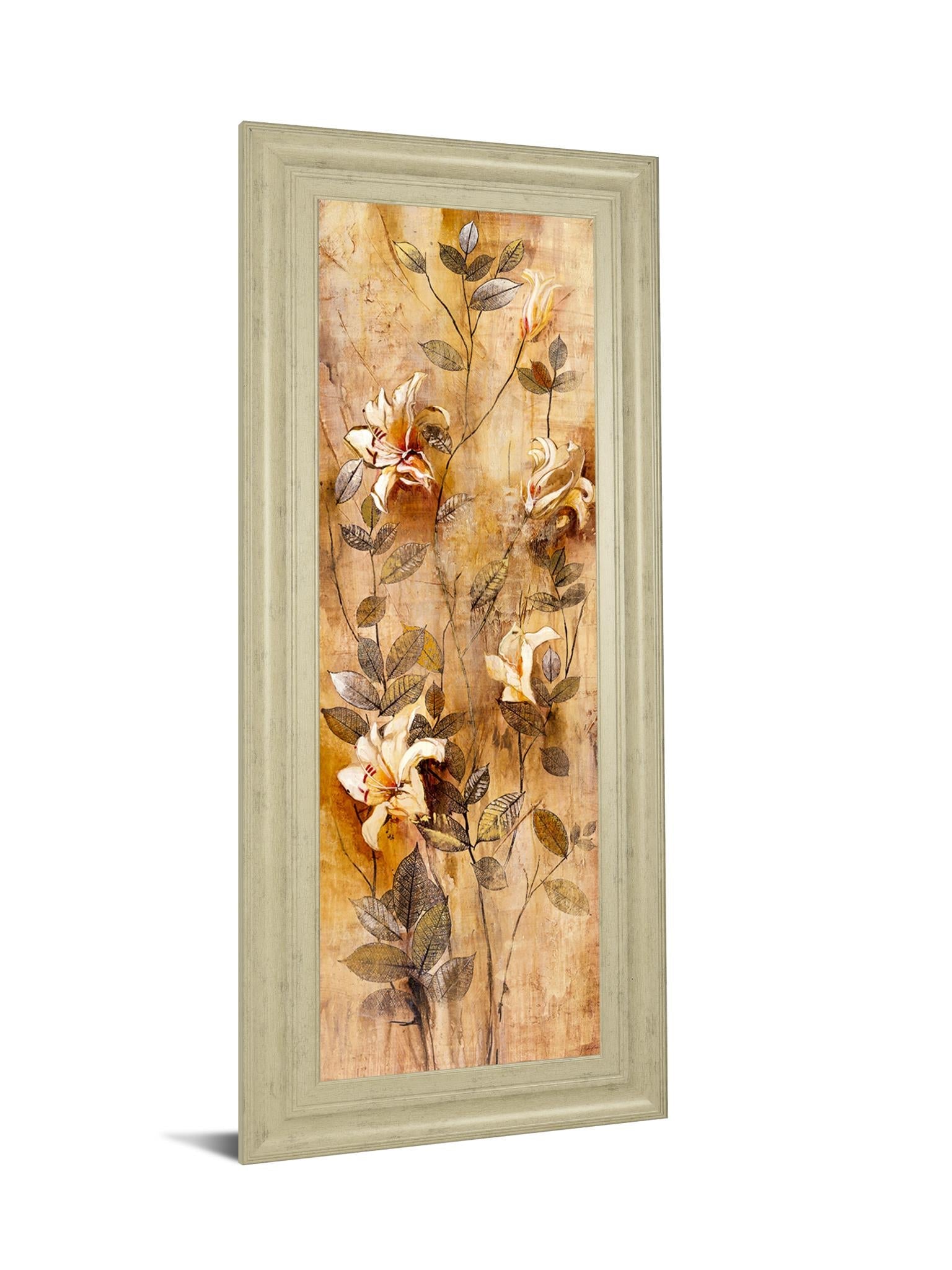 Candlelight Lilies I By Douglas 18X42 Framed Print