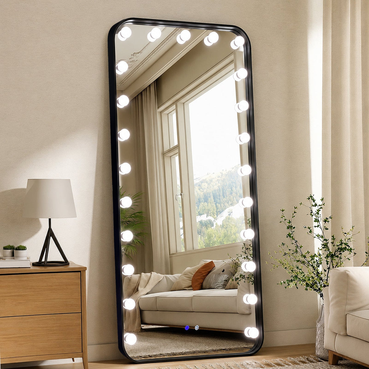 Hollywood 2 LED Vanity Mirror — Bluetooth Speakers