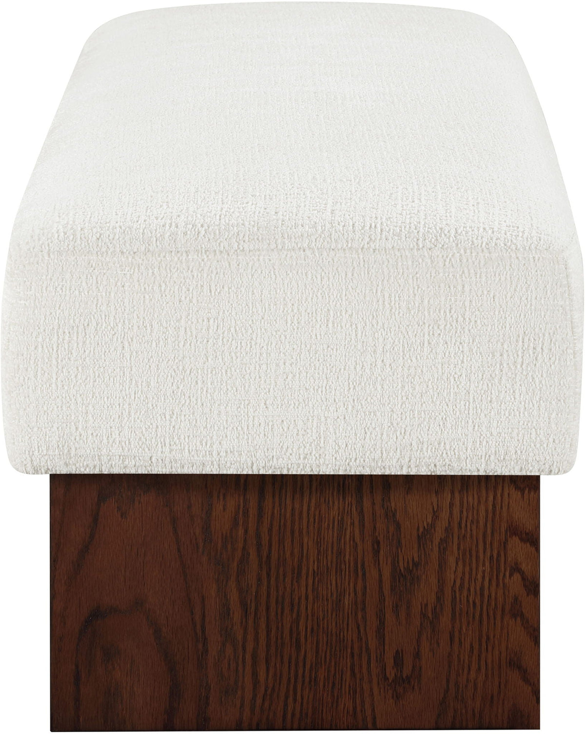 Alora - Bench with Dark Brown Base