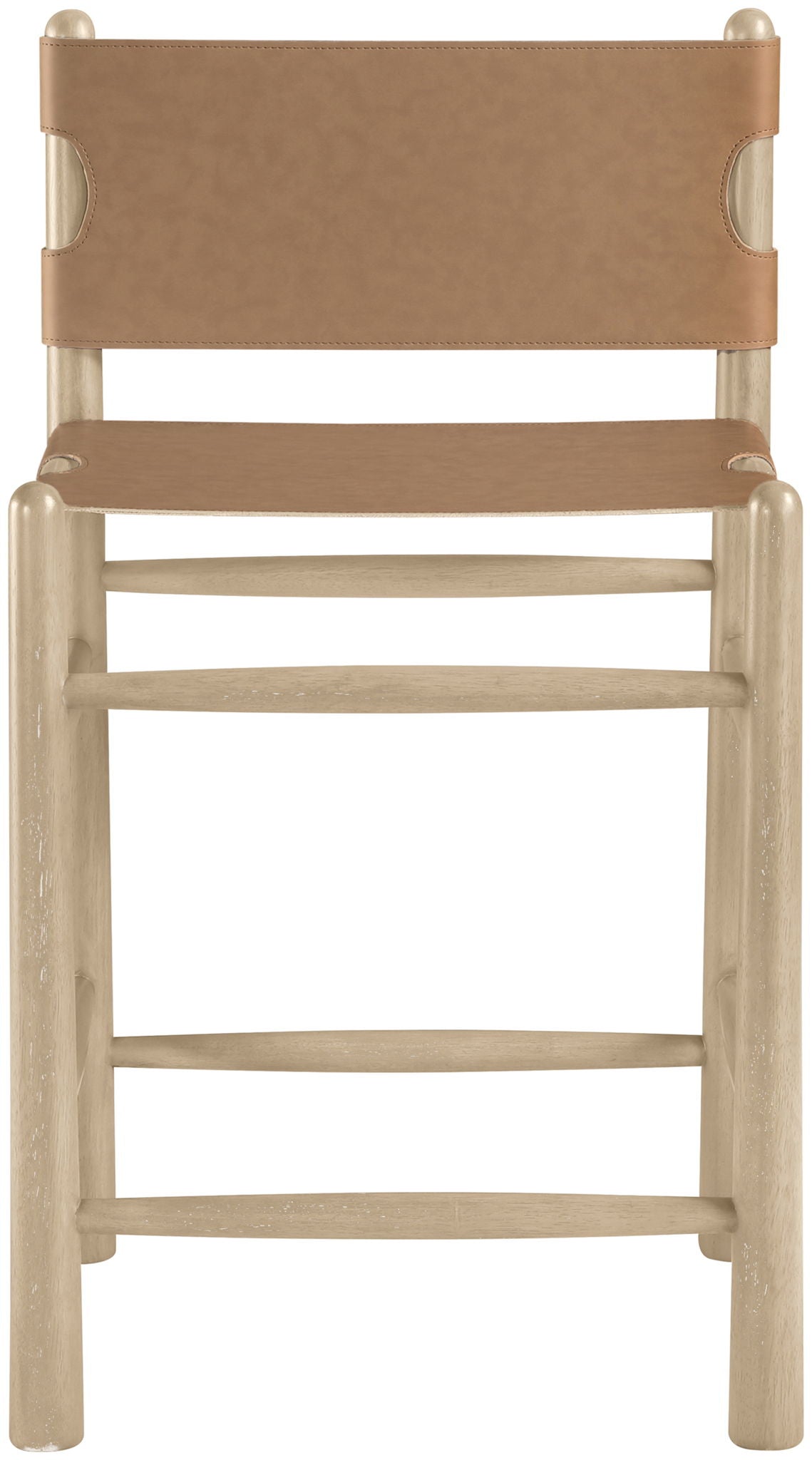 Santos Upholstered Counter Stool with Natural Base