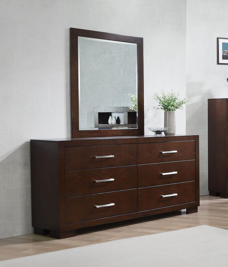 Jessica 6-drawer Dresser with Mirror