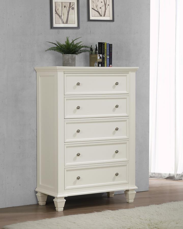 Sandy Beach 5-drawer Bedroom Chest