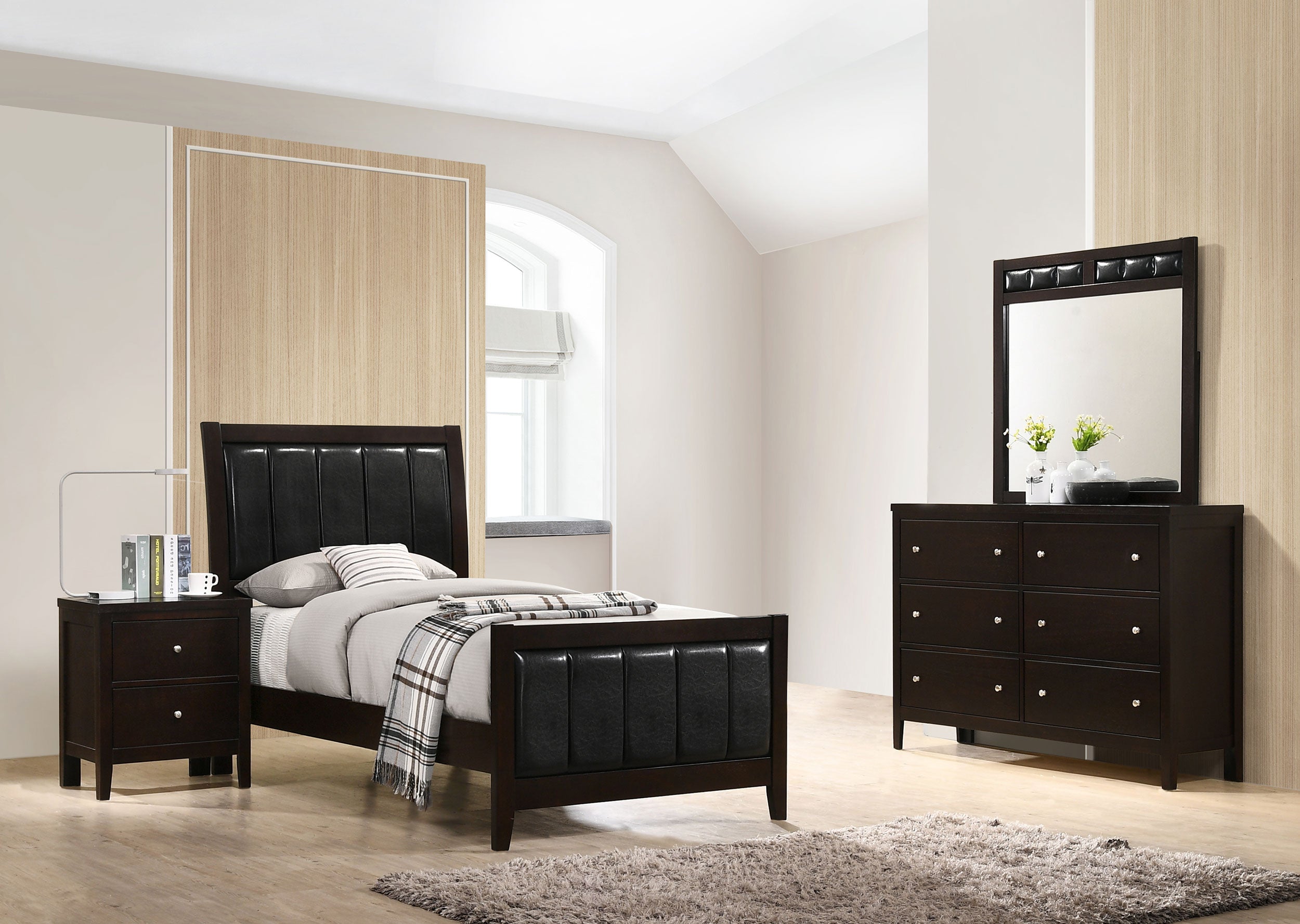 Carlton Bedroom Set Cappuccino