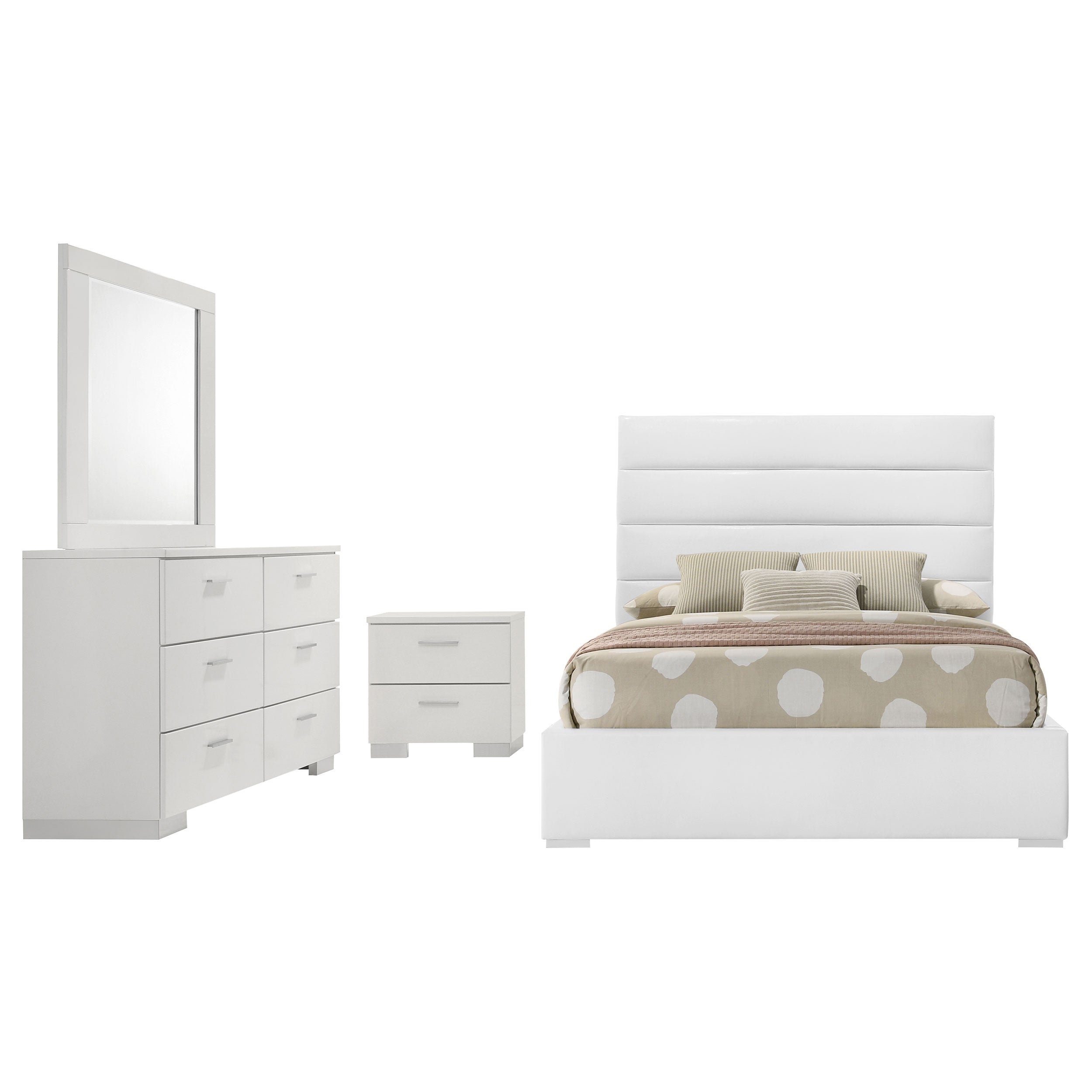 Felicity Bedroom Set High Gloss