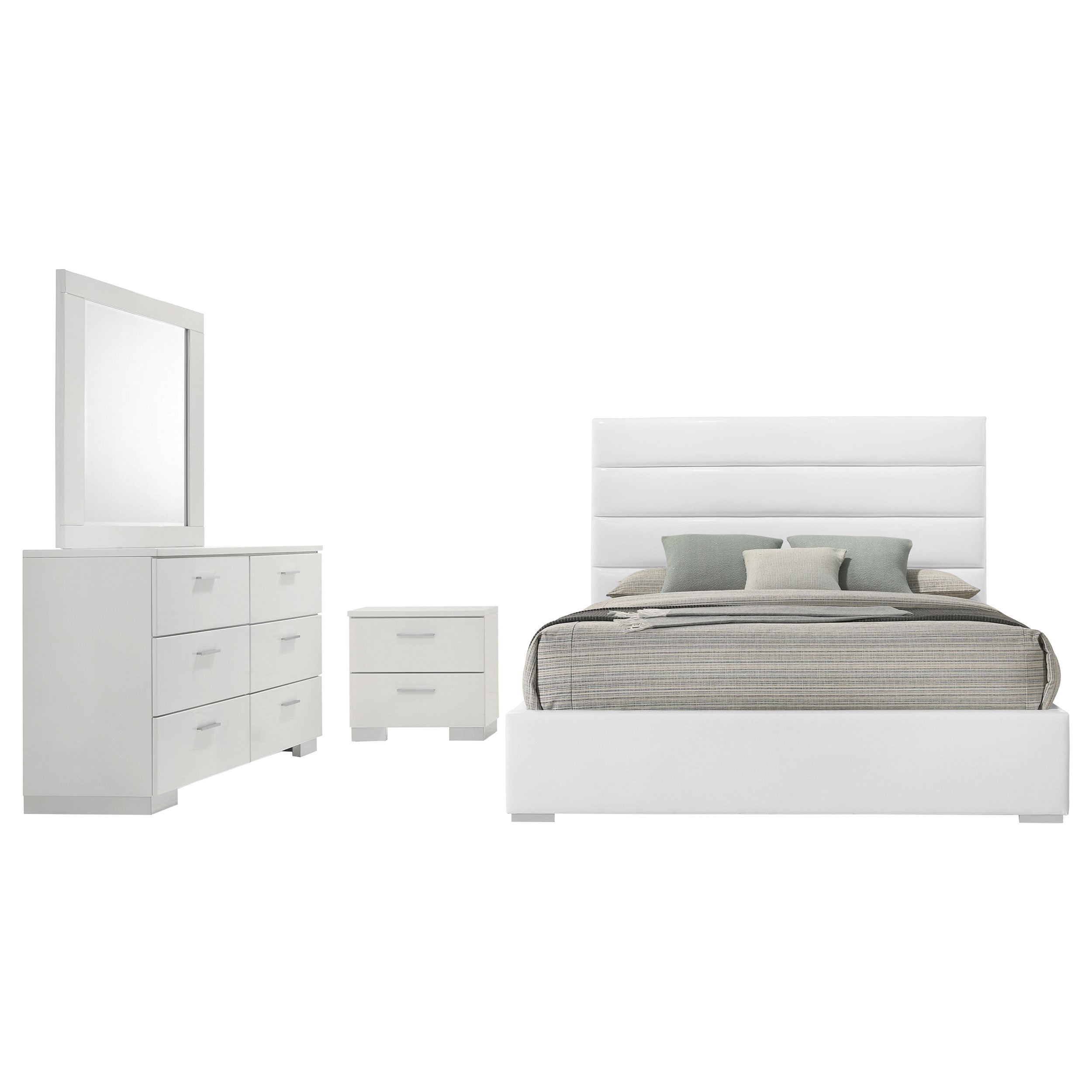 Felicity Bedroom Set High Gloss